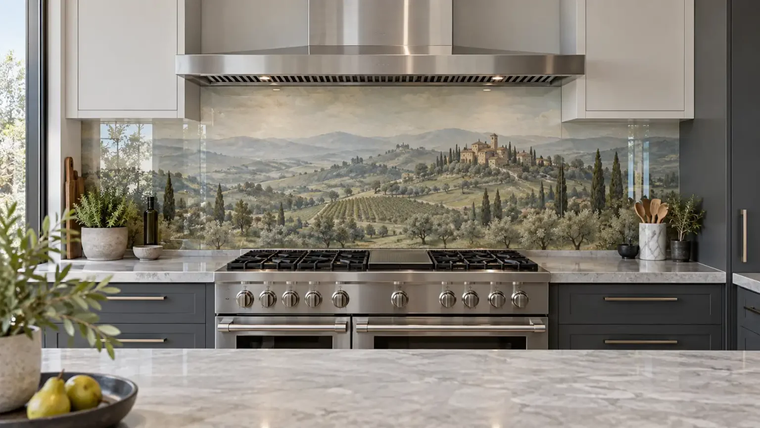 Home custom glass kitchen splashbacks