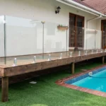 Custom timber deck & glass & stainless steel balustrade
