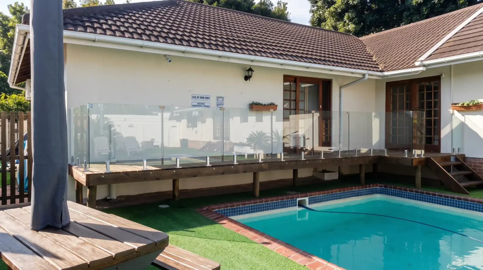 Project Dolliwarie Custom timber deck & glass & stainless steel balustrade