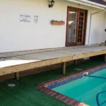 Custom timber deck & glass & stainless steel balustrade